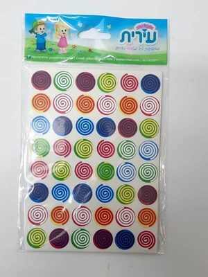 מדבקות שבלול בעיגול