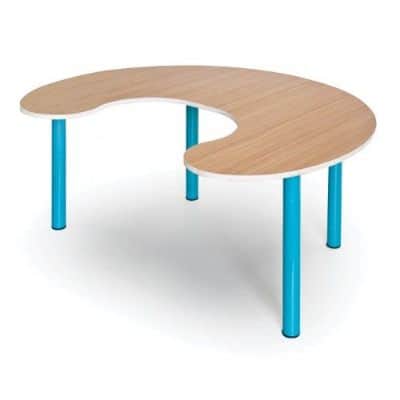 שולחן פרסה 160 מתכת