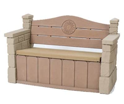 ספסל+ ארגז אחסון לחצר