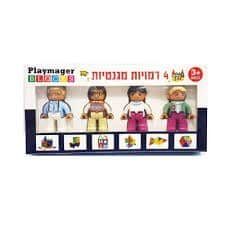 4 דמויות מגנטיות פליימגר