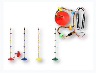 נדנדה צלחת+ חבל טיפוס מקצועי