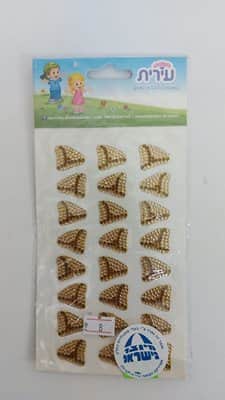 מדבקות אבני חן אוזני המן