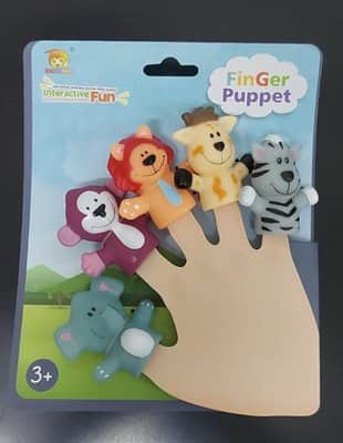 בובות אצבע חיות בר