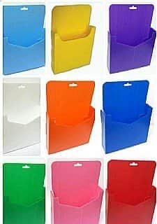 כיס פוליגל בודד A4 <BR> בחר צבע