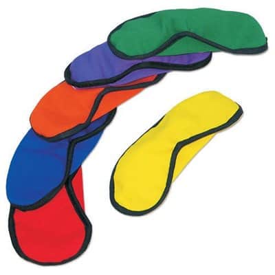 סט 6 כיסויי עיניים בצבעים שונים