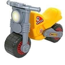 אופנוע אכותיי (גילאי 3-4) <BR> במגוון צבעים