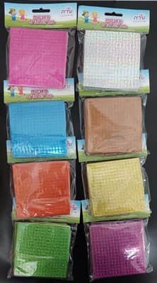 מדבקות סול ריבוע הולוגרמי<BR>בחר צבע