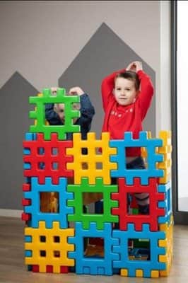 קוביות וופל 30X30 <BR>24 חלקים