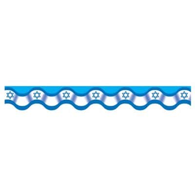 פסי קישוט דגל ישראל 18 יח