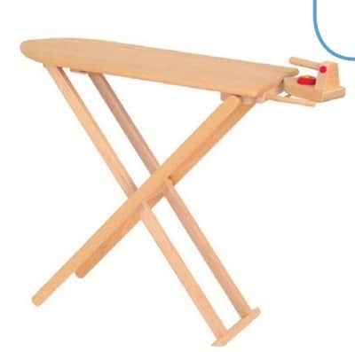 קרש גיהוץ+ מגהץ איכותי מעץ