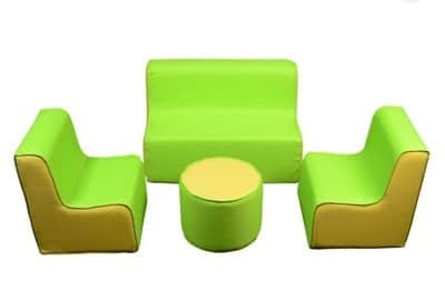 סט סלון קטן לילדים 4 חלקים <BR> בחר צבע