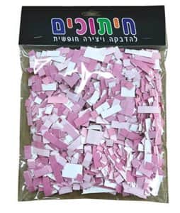 חיתוכים ליצירה והדבקה בגווני ורוד