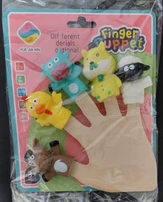 בובות אצבע חיות משק