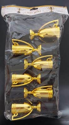 6 גביעי זהב 14 סמ