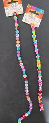 חרוזי סיליקון פרחים/פרפרים <BR> בחר דגם