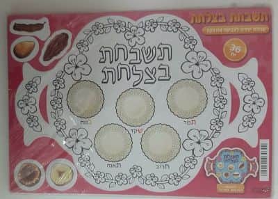 יצירה תשבחת בצלחת 36 יח