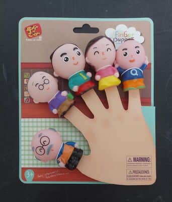 בובות אצבע משפחה קשיחות