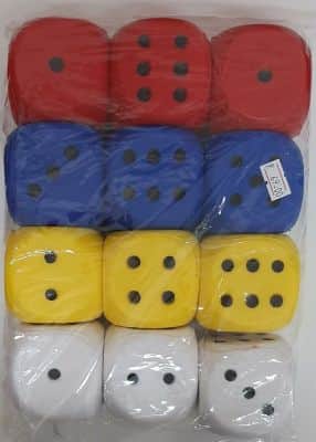 קוביית משחק ספוג 5 ס"מ