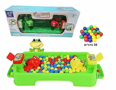 משחק הצפרדעים חרוזים- גדול <BR> 31X31 סמ