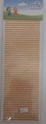 מדבקות אבני חן זהב <BR>22 בשורה