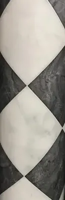 שטיח פי וי סי דגם מעויינים שחור ולבן<BR> רוחב 2 מטר <BR> דגם 22<BR> אין החלפות/החזרות. טעות בהזמנה על חשבון הלקוח