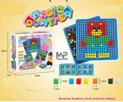 משחק מוזאיקה קוביות