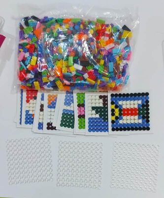 מוזאיקה 1200 חלקים + 10 לוחות ודגמים בקופסה