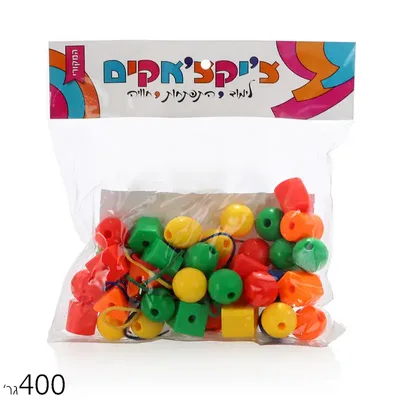 הרכבה חרוזים גדולים 400 גרם