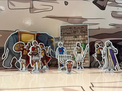 סיפורי התנ"ך בהמחשה למשחק- סיפורי הגיבורים