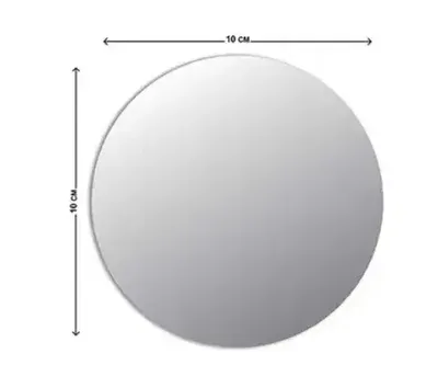 6 מראה עגולה דביקה <BR> קוטר 10 סמ