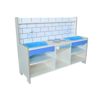 מטבח 2 כיורים מטר עשרים + מדפים