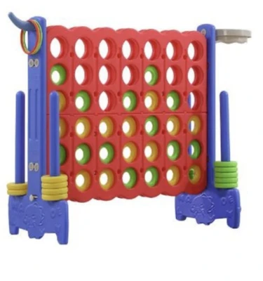 4 בשורה ענק/ ארבע בשורה <BR> עם סל וקליעה למטרה