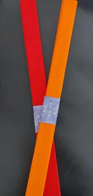 נייר קרפ אדום/כתום <BR> בחר צבע