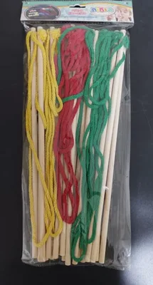 10 מקלות הפרחת בועות סבון ענקיות <BR> 40 סמ