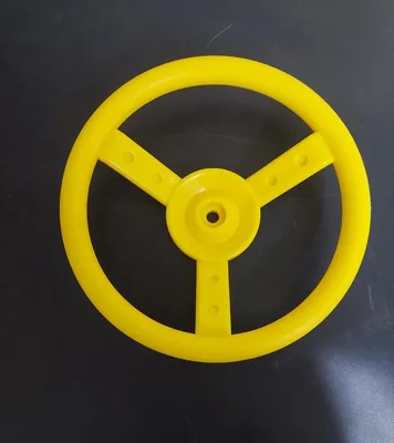 הגה פלסטיק קשיח גדול <BR> קוטר 26 סמ