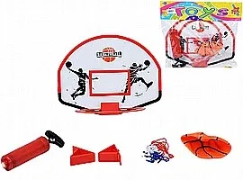 כדורסל לוח לתליה לדלת <BR>31X26 סמ <BR> +משאבה+ כדור