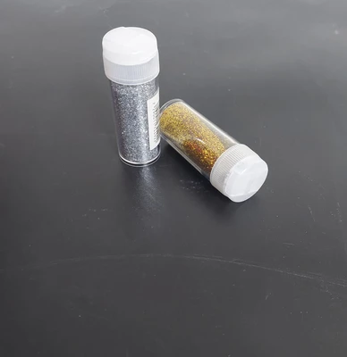 בודד אבקת נצנצים זהב/ כסף <BR> בחר צבע