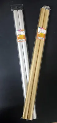 2 יח נייר עטיפה עם זהב/כסף <BR> בחר צבע <BR> 75X53 סמ