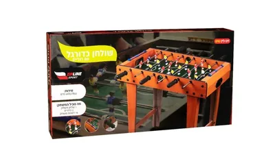 שולחן כדורגל עם רגליים