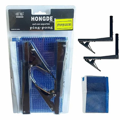 סט רשת פינג פונג+ ברזלים