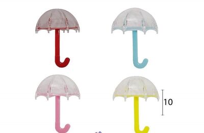 12 סוכריות מטריה פלסטיק למילוי