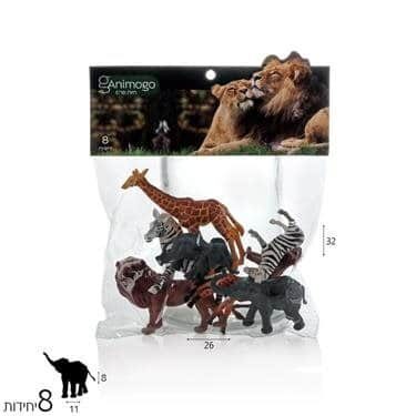 חיות פרא 8 יח במארז