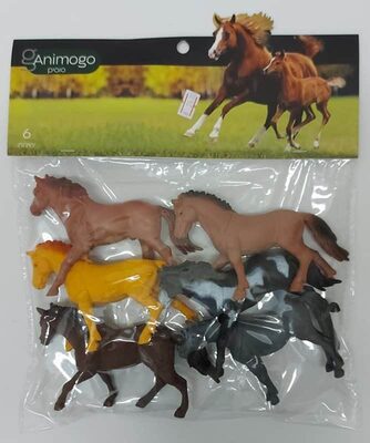 סוסים 6 יח במארז