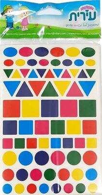 דבקיות צורות - צבעוני