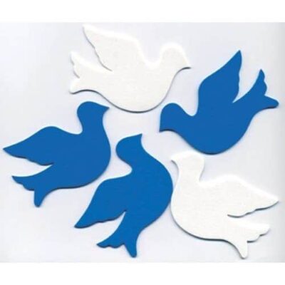 גזירות סול יונה כחול לבן כ-60 יח