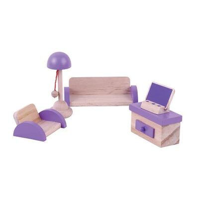 ריהוט לבית בובות - פינת ישיבה