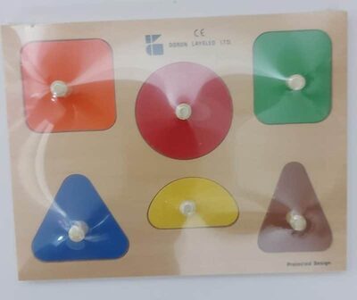 פאזל צורות גאומטריות<BR> מבצע 3ב- 99