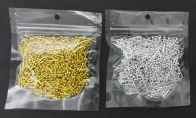 סיכות ראש לקלקר זהב/ כסף <BR> בחר צבע