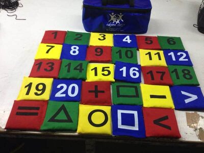 סט שקיות תחושה אותיות מספרים (27 יח)+תיק