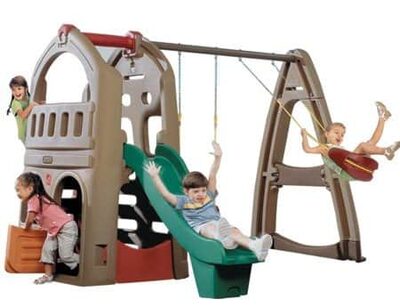 מתקן פעילות משולב בית+נדנדות